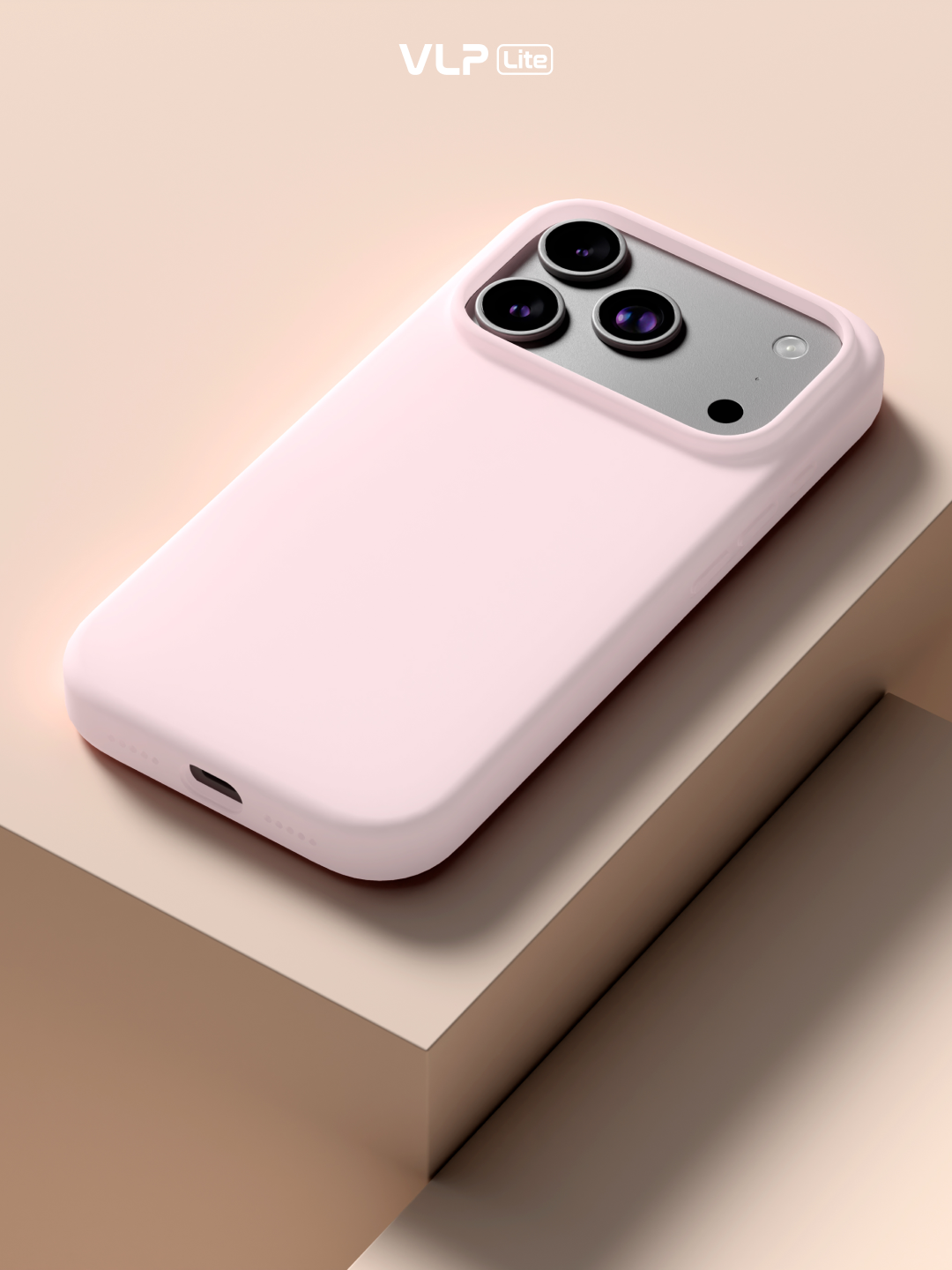 Чехол защитный VLP LITE Mist Case с MagSafe для iPhone 17 Pro, розовый — фото 1