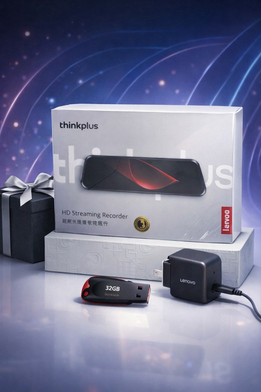 Видеорегистратор Lenovo T820 Think Plus, обновленная модель, 2 камеры.