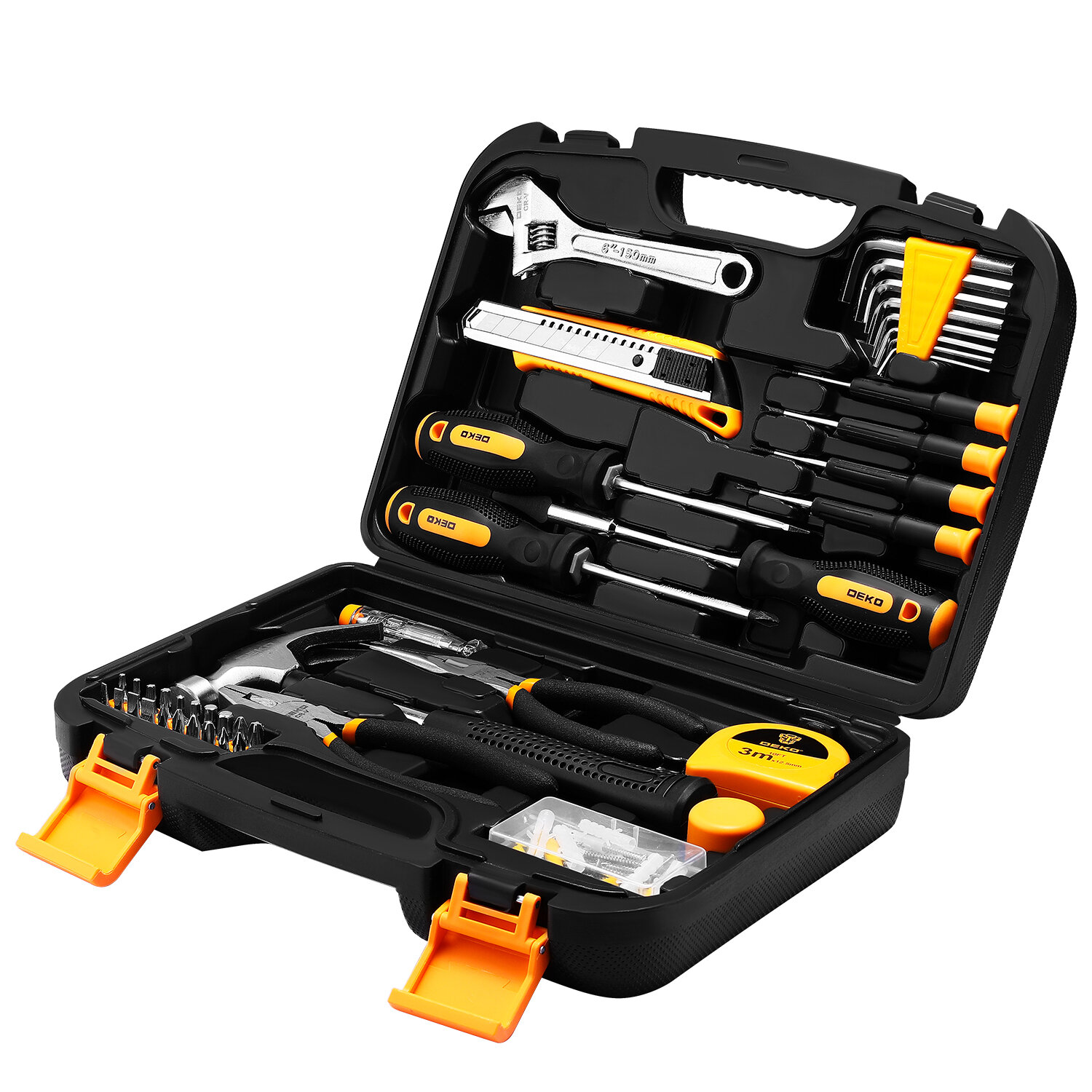 Набор инструментов для дома DEKO TZ100-1 (100шт.), 081-2070. — фото 1