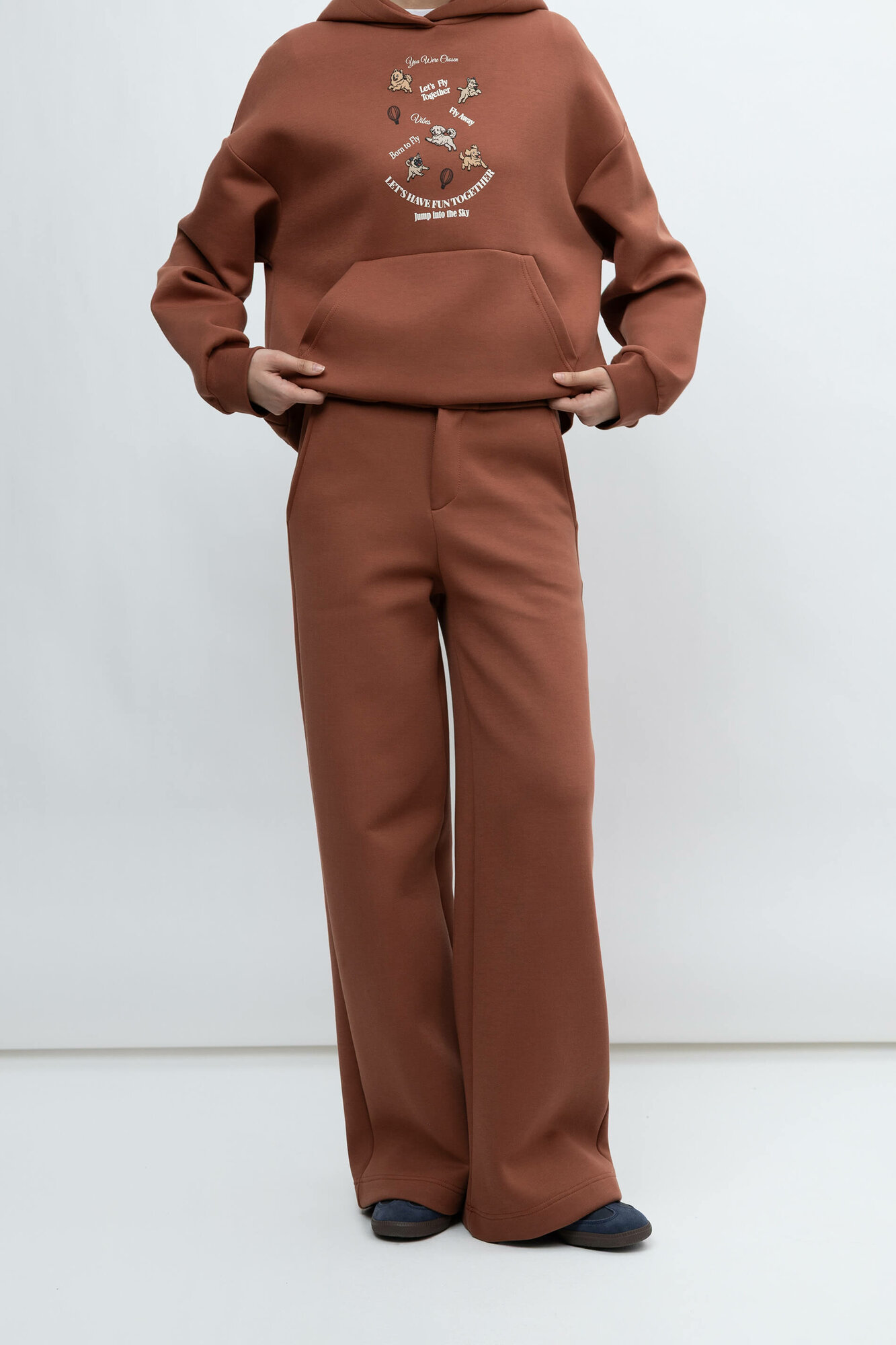 Брюки классические TERRA PRO, размер L, brown — фото 1