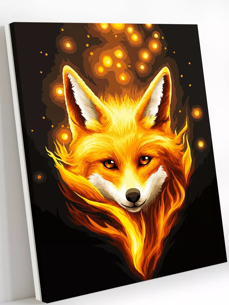 Картина по номерам Hobby Paint Взгляд лисы