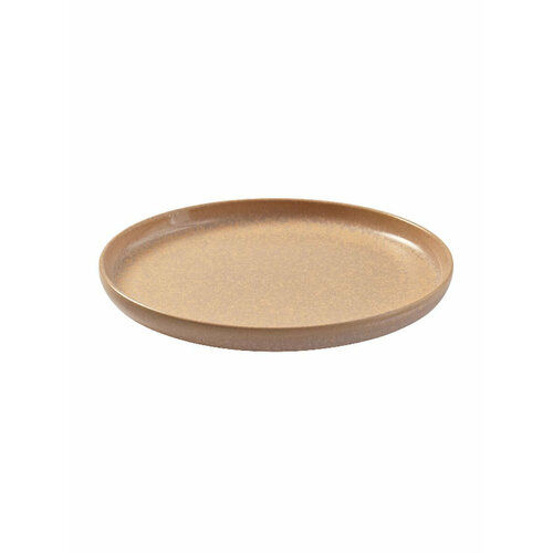 Тарелка плоская 17 см Kenai Ceramics Luma, цвет персиковый, керамика Stoneware