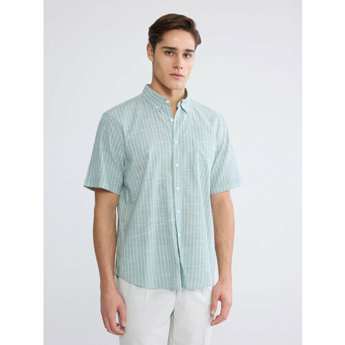 фото Рубашка lc waikiki, размер l, green striped