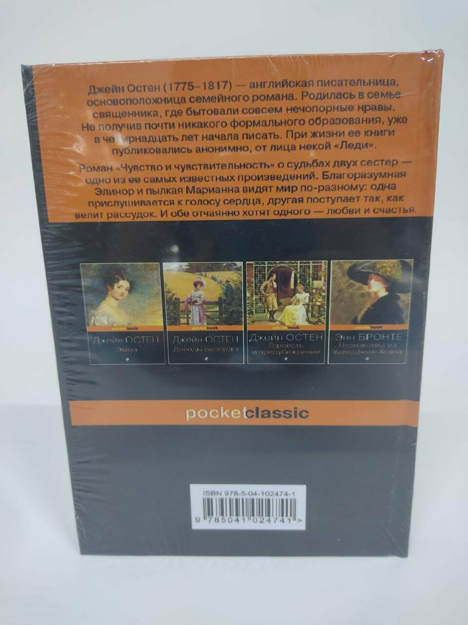 Книга Джейн Остин "Чувство и чувствительность", о судьбе двух сестёр