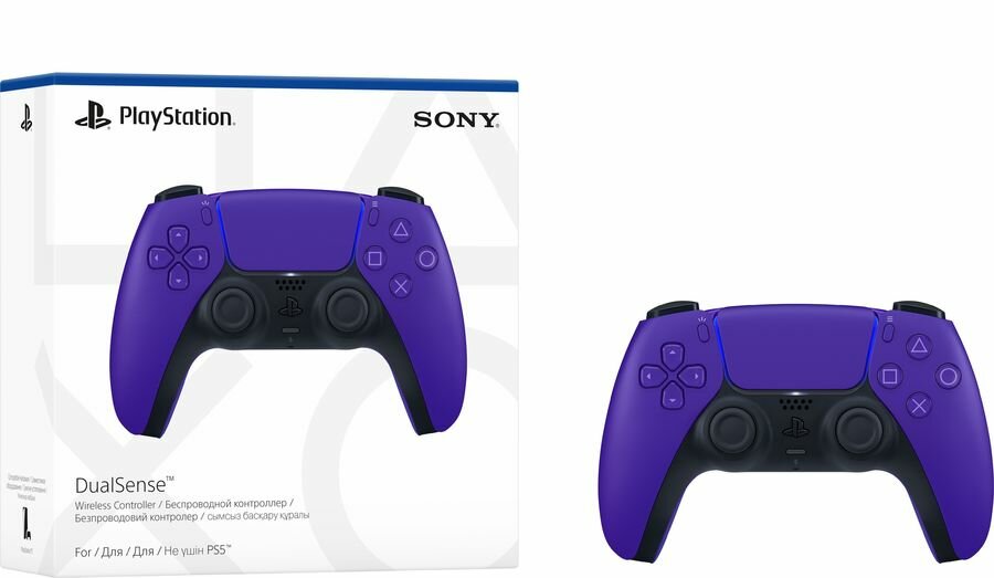 Геймпад Sony DualSense , Galactic Purple для PS5, беспроводной, с виброотдачей — фото 1