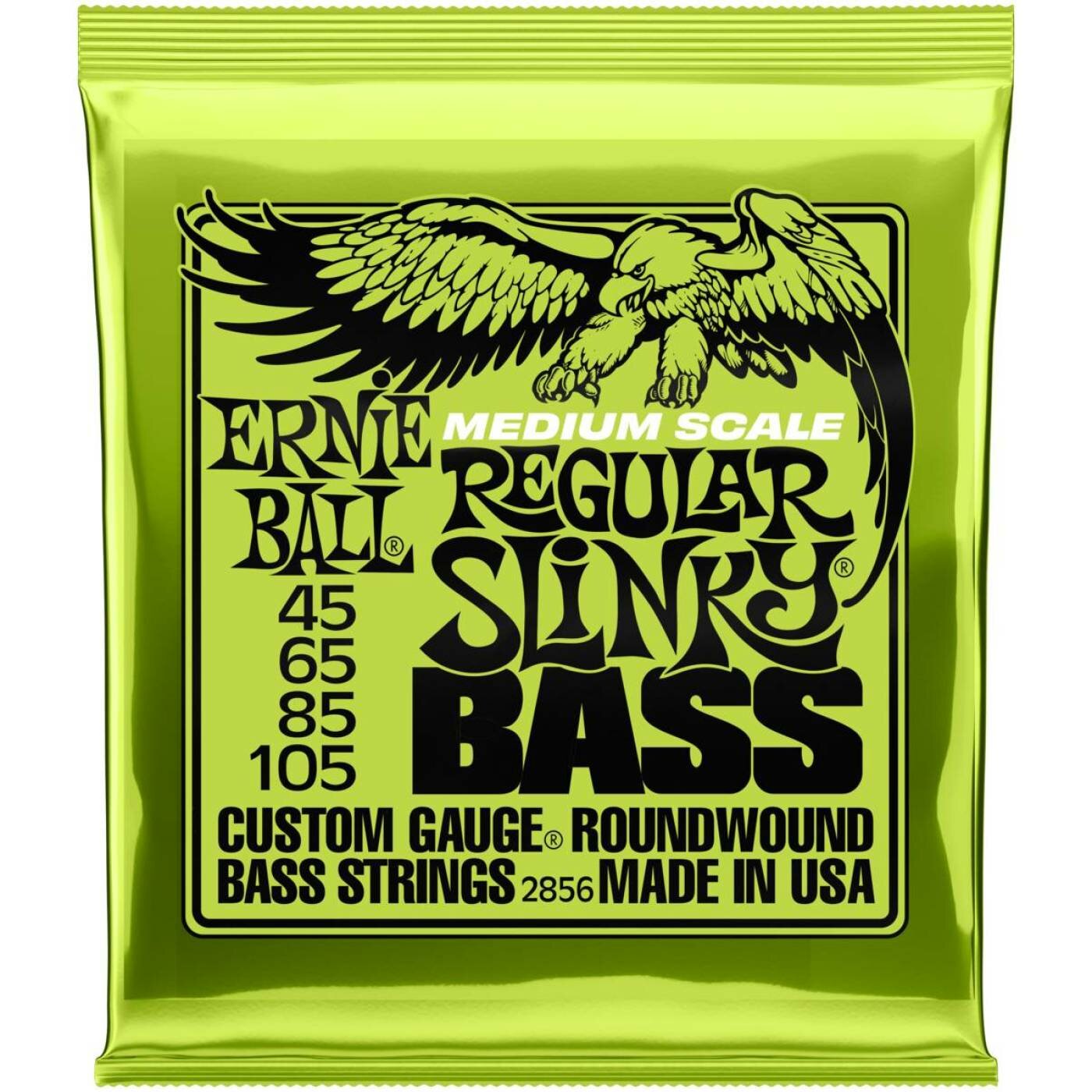 Ernie Ball 2856 Regular Slinky Medium Scale 45-105 - Струны для бас-гитары