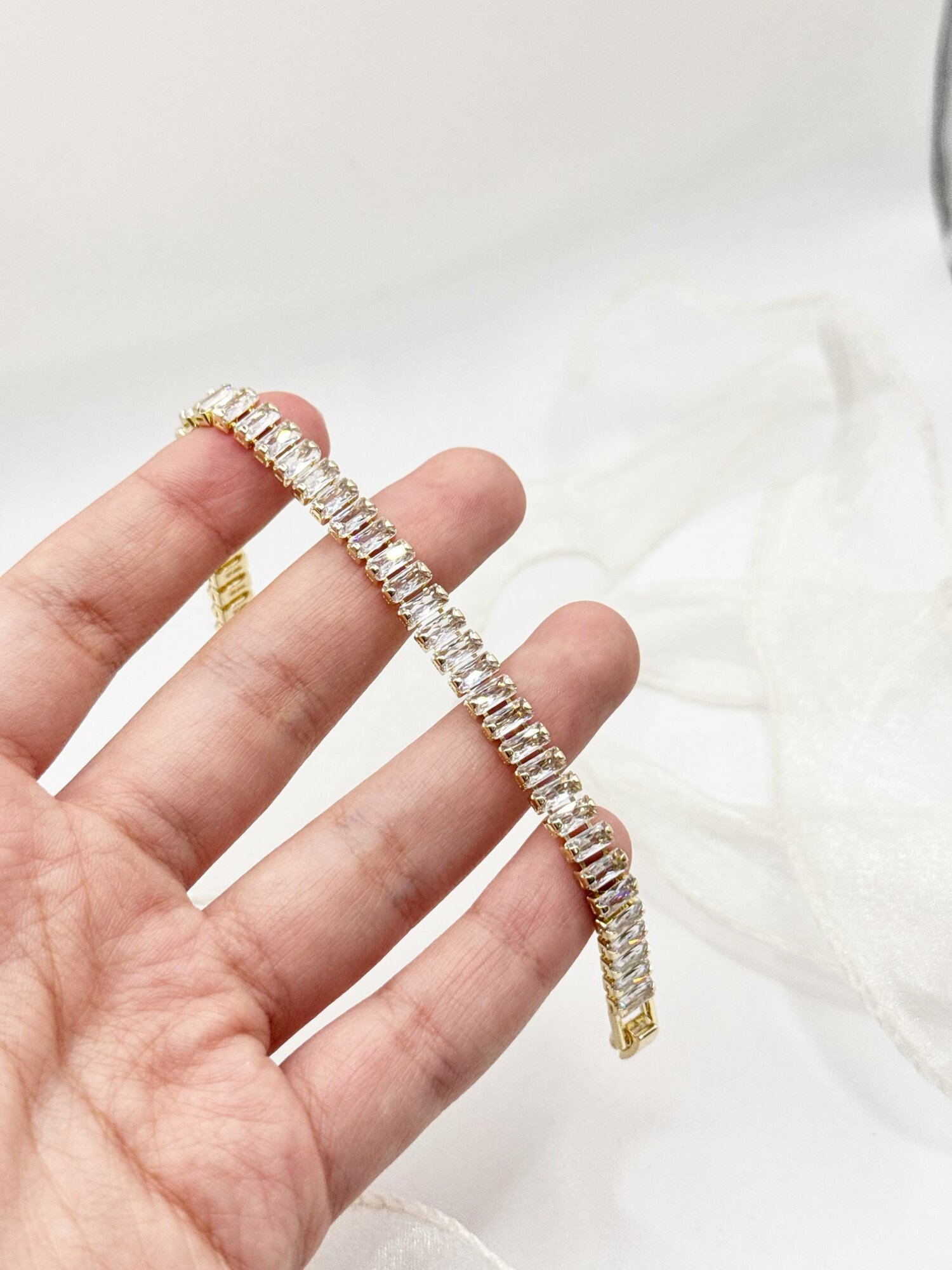 Браслет, фианит