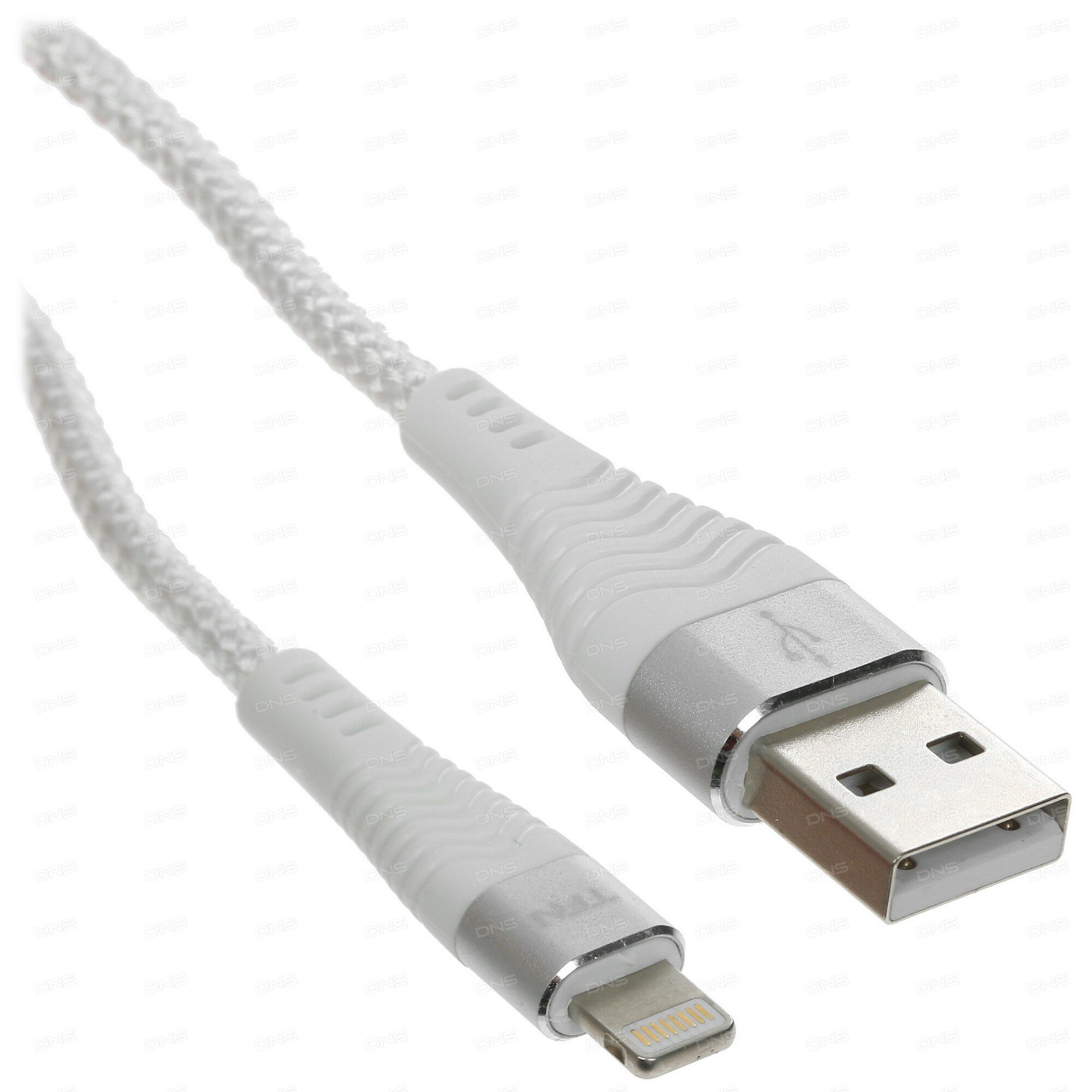 Кабель круглый TFN Lightning 8-pin - USB 2.0 Type-A белый 1 м