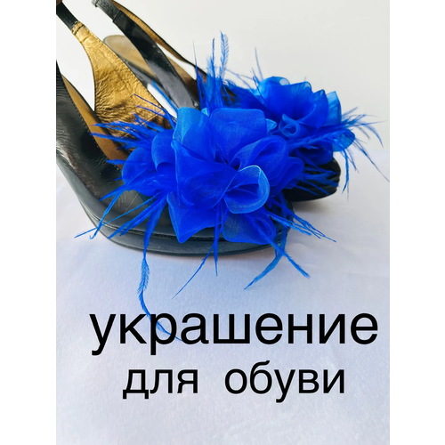 фото Зажим для обуви beauty shop penza, 2 шт., синий