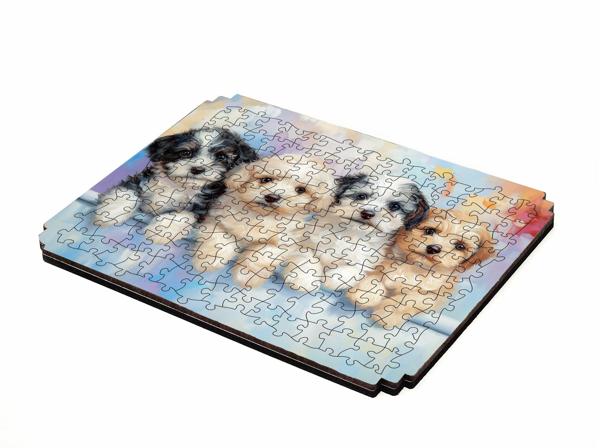 Пазл Алма мини 150 деталей. Щенячий квартет — фото 1