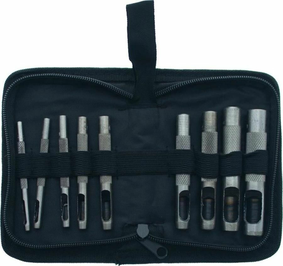 Набор пробойников СОЮЗ инструментальная сталь, цвет металлический серебристый-серый (1017-05-09C)