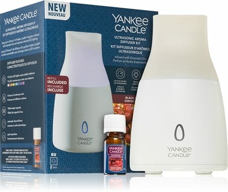 Ароматический диффузор Yankee Candle ultrasonic electric diffuser kit, black cherry, 10 мл, 1 шт