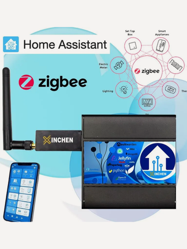 Изображение товара Компактный сервер Home Assistant с поддержкой протокола Modbus MQTT Matter Home Assistant все включено + Zigbee хаб