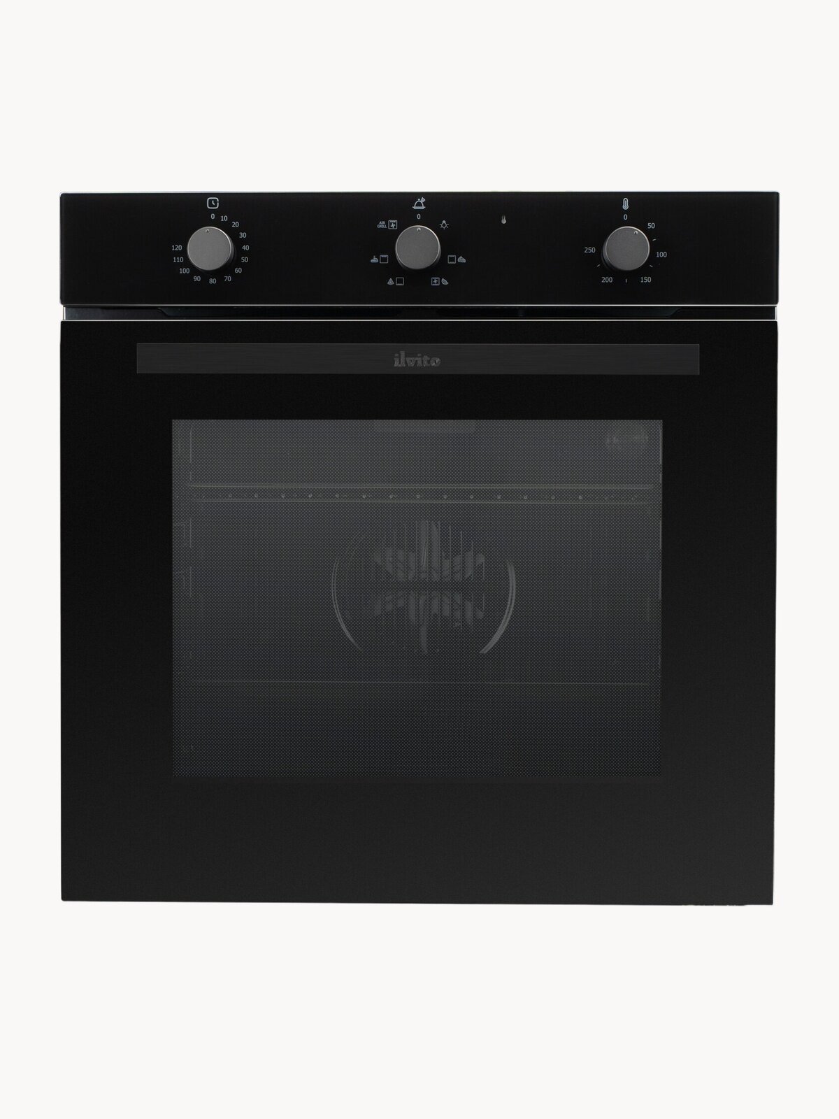 Электрический духовой шкаф ILVITO IFE MELISSA NB 711, 65 л, духовка электрическая встраиваемая, электрическая духовка