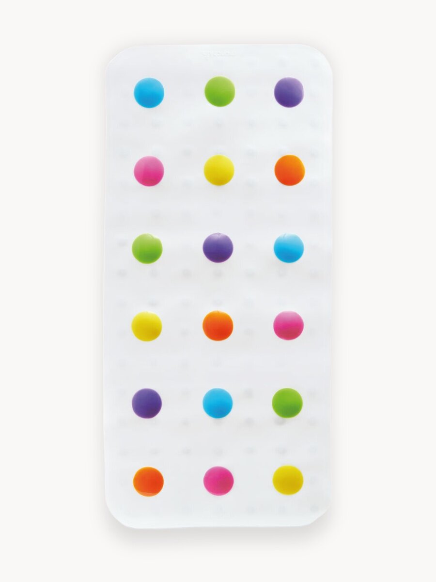 Противоскользящий коврик для ванной детский Munchkin Dots 77,5см*36,2см с 3-х лет