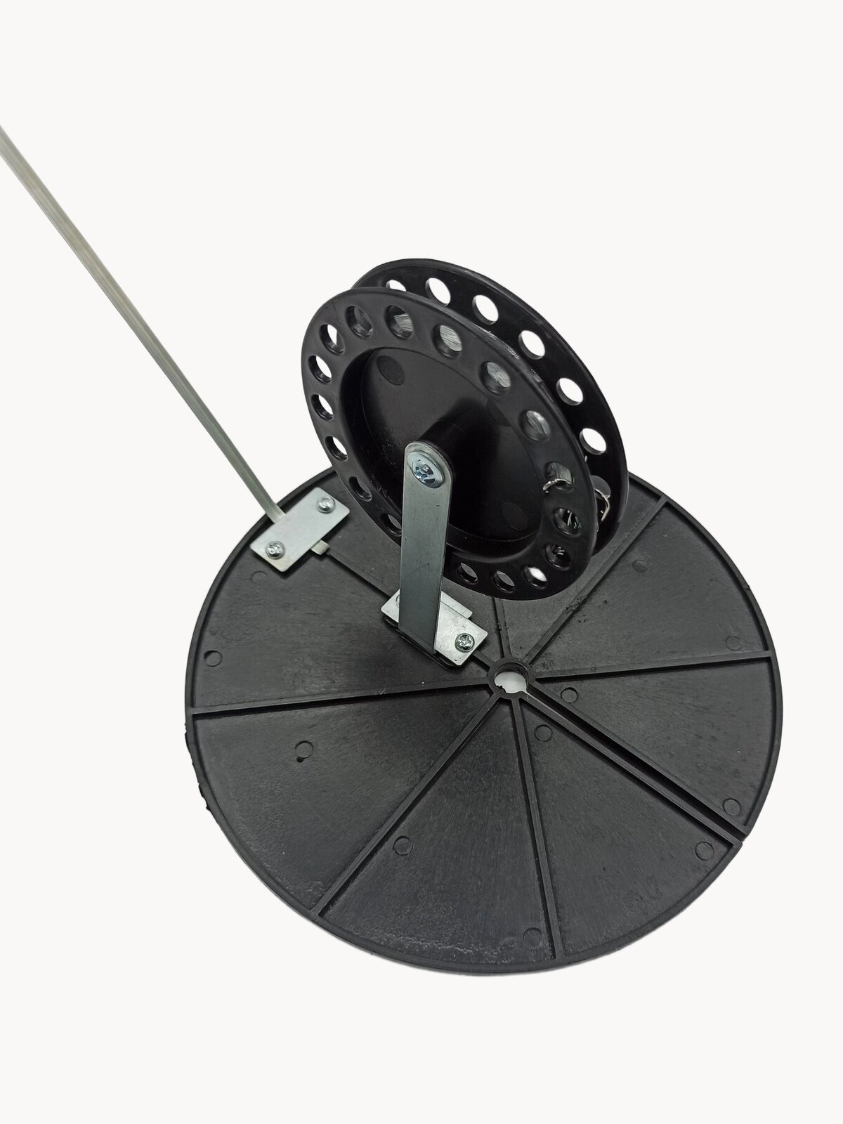 Набор жерлиц для зимней рыбалки в круглой сумке 10 шт. оснащенные