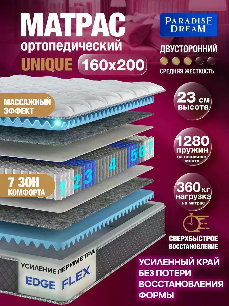 Матрас Paradise Dream Unique160х200
