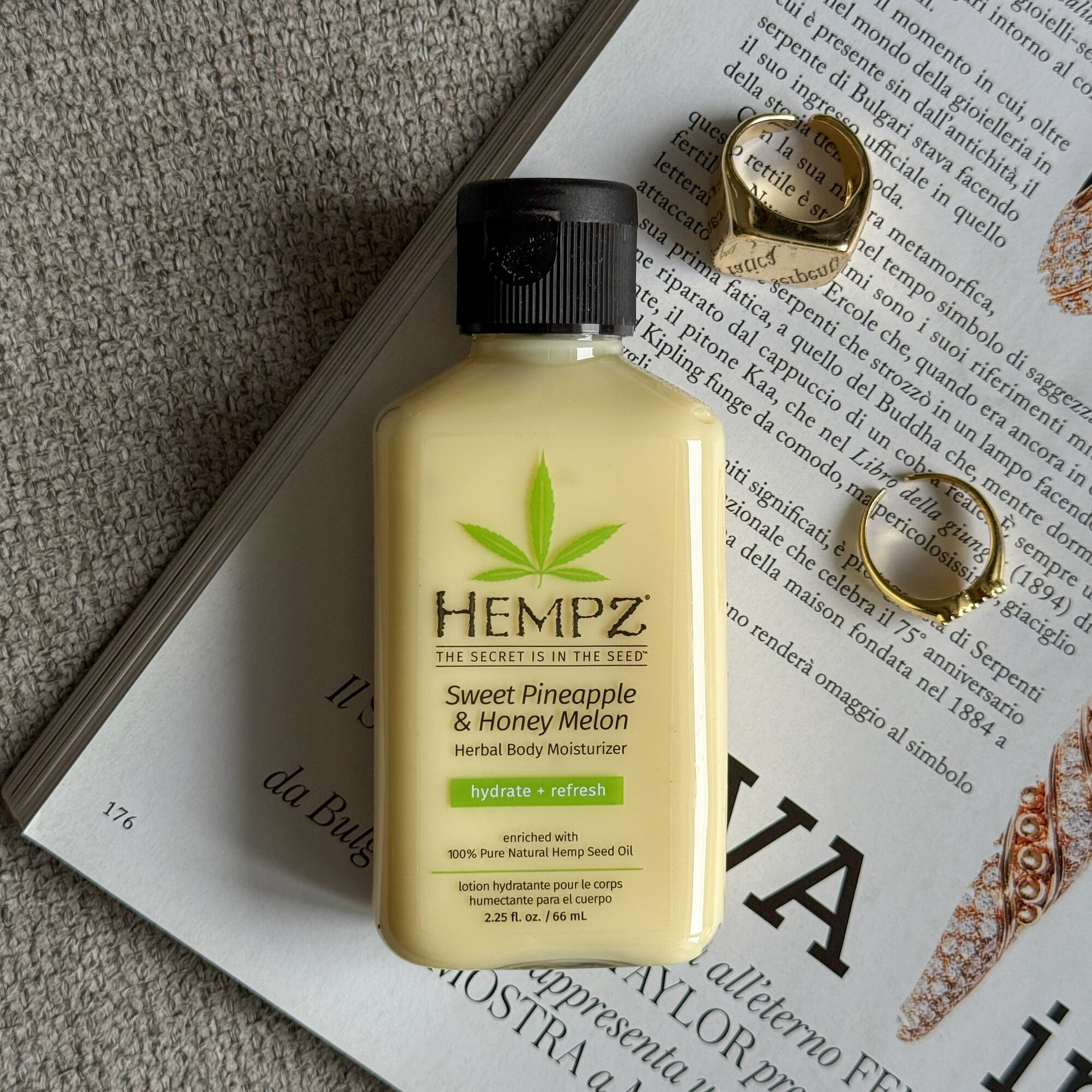 Hempz Молочко для тела Ананас Медовая дыня Sweet pineapple  honey melon 66 мл