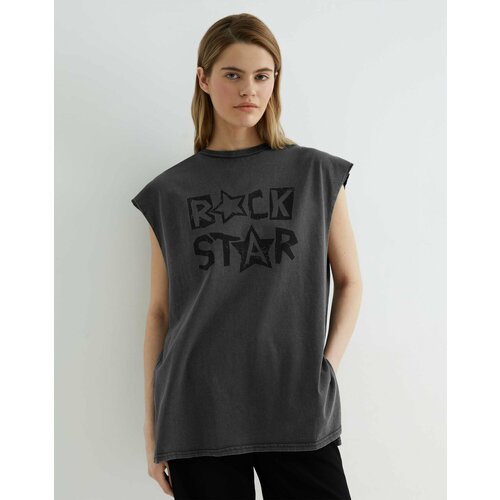 фото Майка gloria jeans, размер l-xl/170, серый