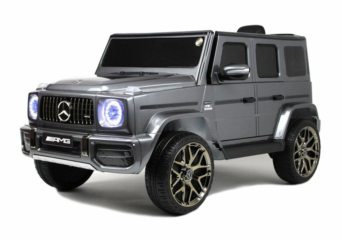 Rivertoys Детский электромобиль Mercedes-Benz G63 (T999TT) серый глянец