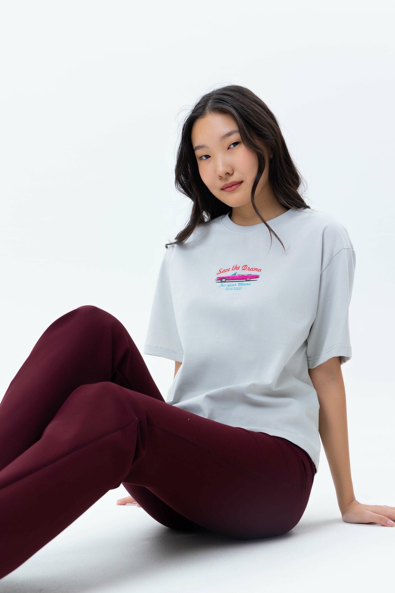 Брюки классические TERRA PRO, размер M, dark red — фото 1