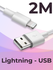 Зарядный кабель для Apple iPhone и AirPods / Lightning - USB 1Ампер/ Для Эпл Айф...
