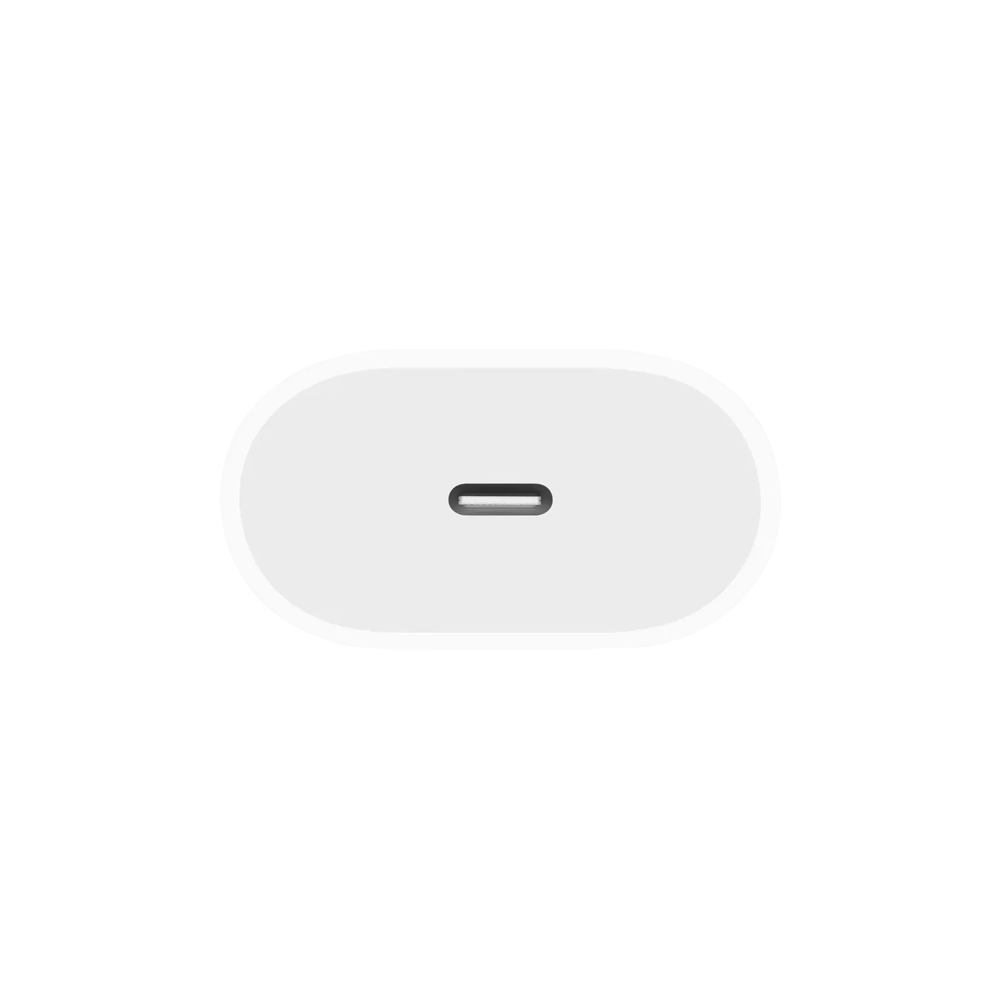 Оригинальный адаптер питания Apple Power Adapter USB-C 20W MUVV3ZM/A для Apple iPhone, iPad — фото 1