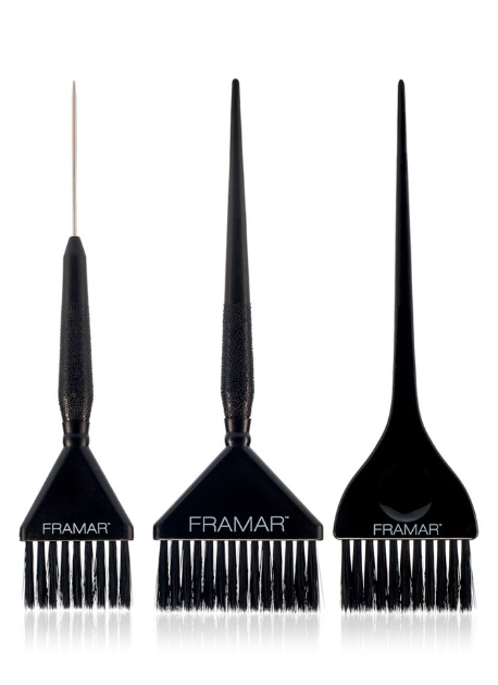 FRAMAR Color Brush Set Универсальный набор кистей для окрашивания, 3 шт