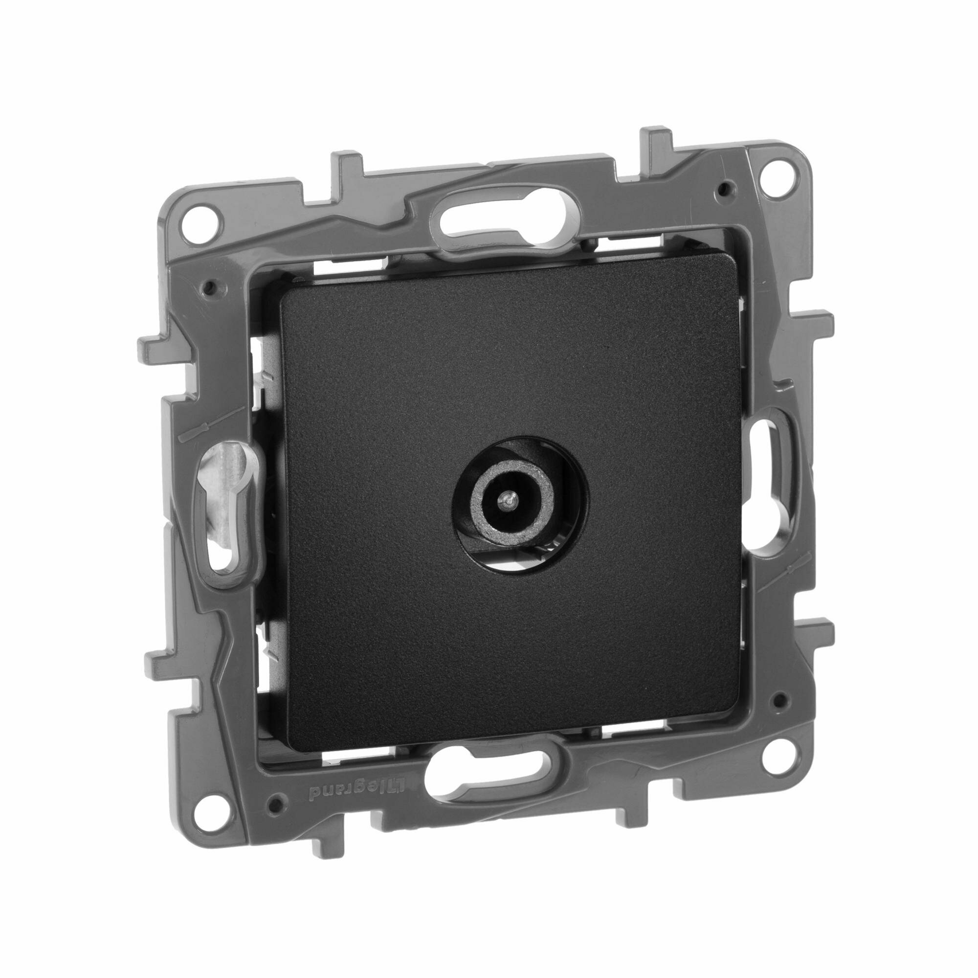 Legrand Etika Антрацит Розетка TV оконечная, 672665