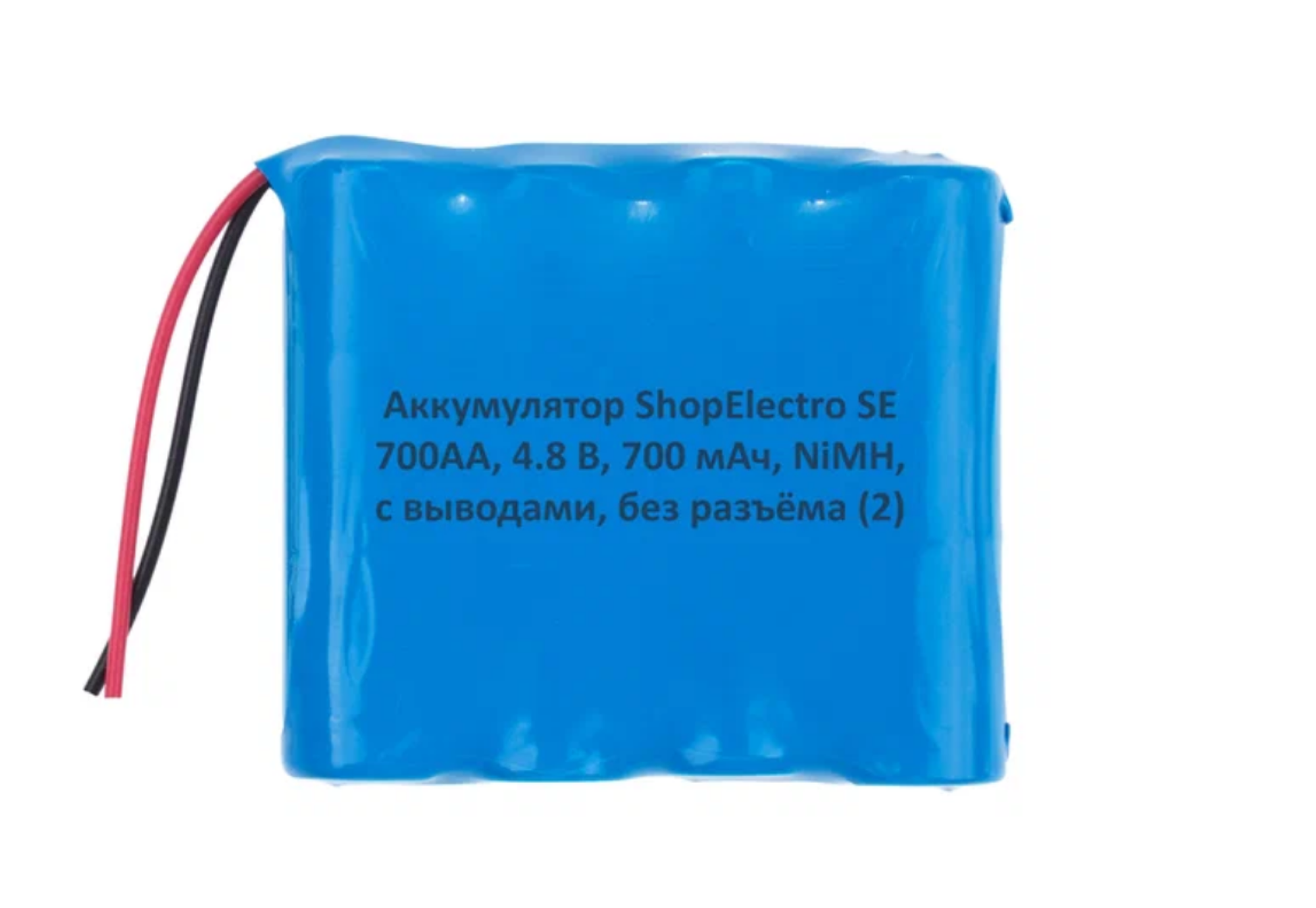 Аккумулятор ShopElectro SE 700АА, 4.8 В, 700 мАч/ 4.8 V, 700 mAh, NiMH, с выводами, без разъёма (1)
