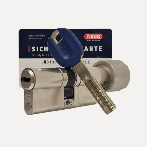 Изображение товара ABUS Цилиндровый механизм ABUS BRAVUS 3500. MX Magnet (100)70/30 ключ/вертушка, матовый никель