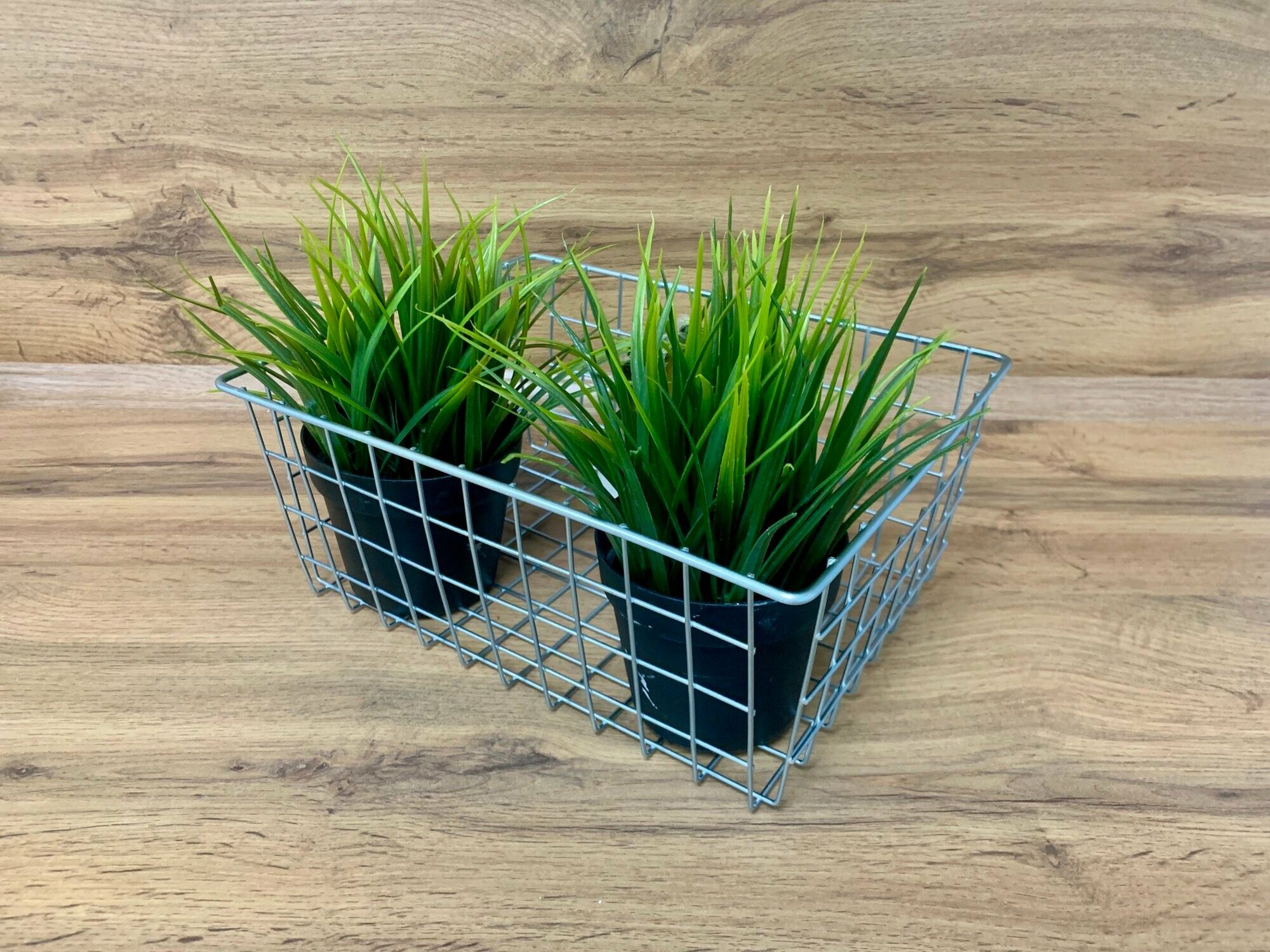 Корзина 28х22х12 для хранения мелочей серебристый цвет