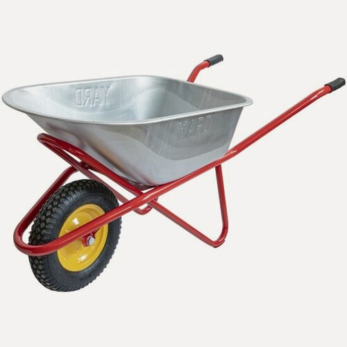 Изображение товара Тачка строительная Yard одноколесная, грузоподъемность 200кг, объем 90л, 66-9-180