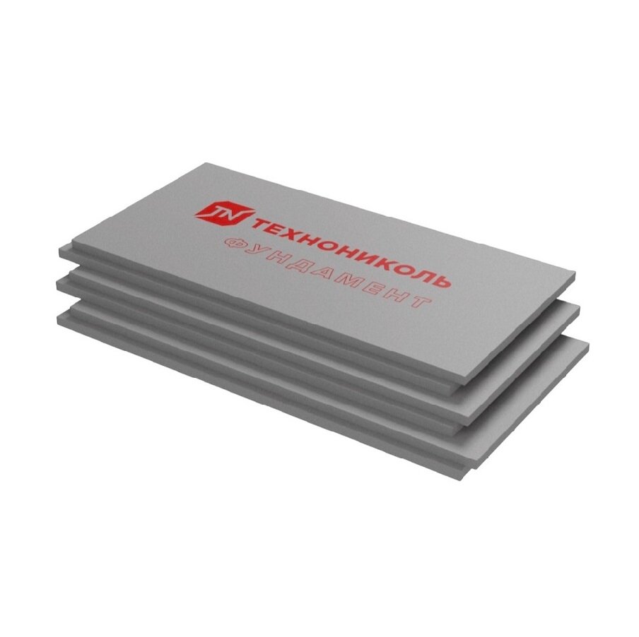 Плита теплоизоляционная Технониколь XPS техноплекс фундамент 2 сорт 1180х580х100мм 4шт/27376м2/027376м3/уп