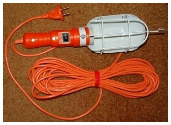 Светильник переносной 5м ПВС 220В