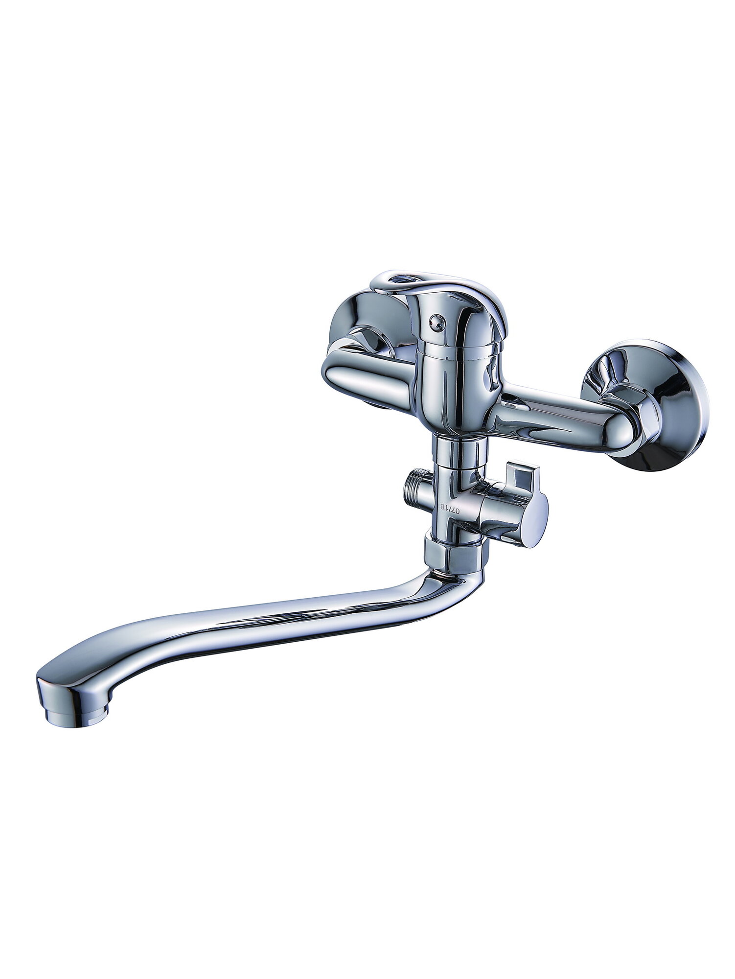 Смеситель для ванны Diadonna, с душем, поворотный излив, латунь — фото 1