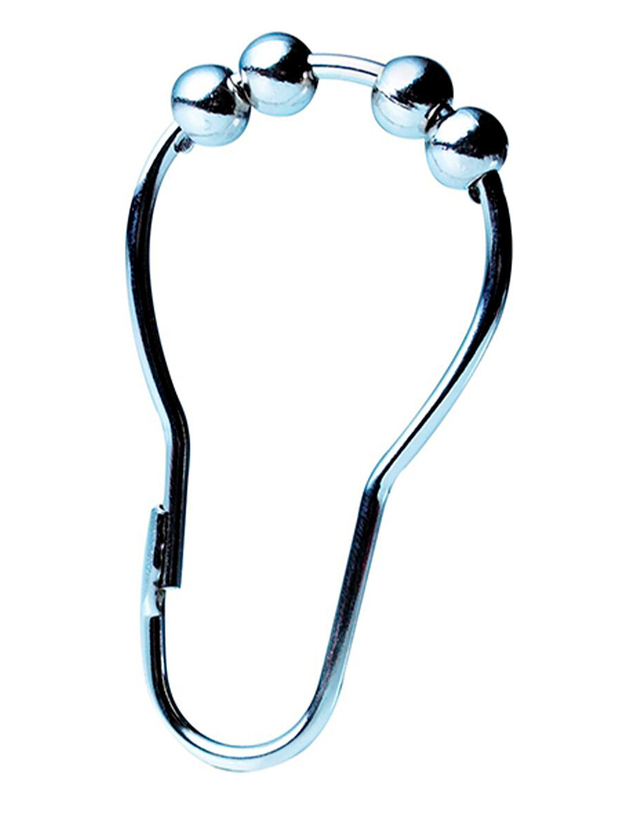 Кольца для штанги комплект 12шт RIDDER нержавеющая сталь хром (с шарик.)