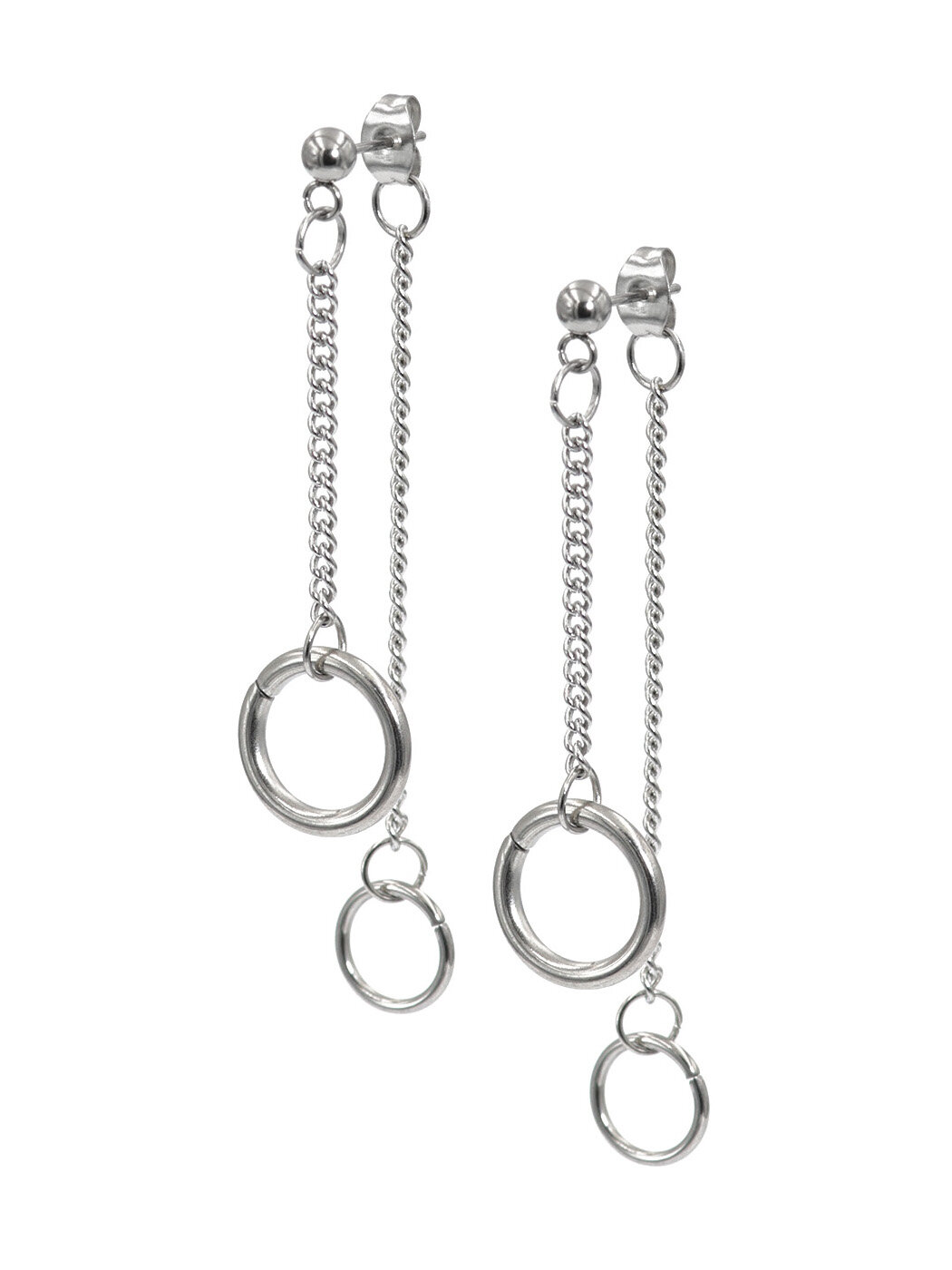 Серьги с подвесками, цепочки