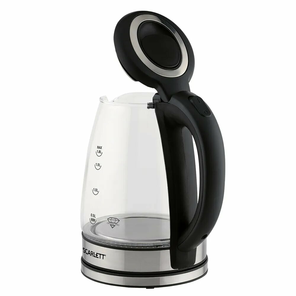 чайник SCARLETT SC-EK27G88 1800Вт 1,8л стекло - фото №10