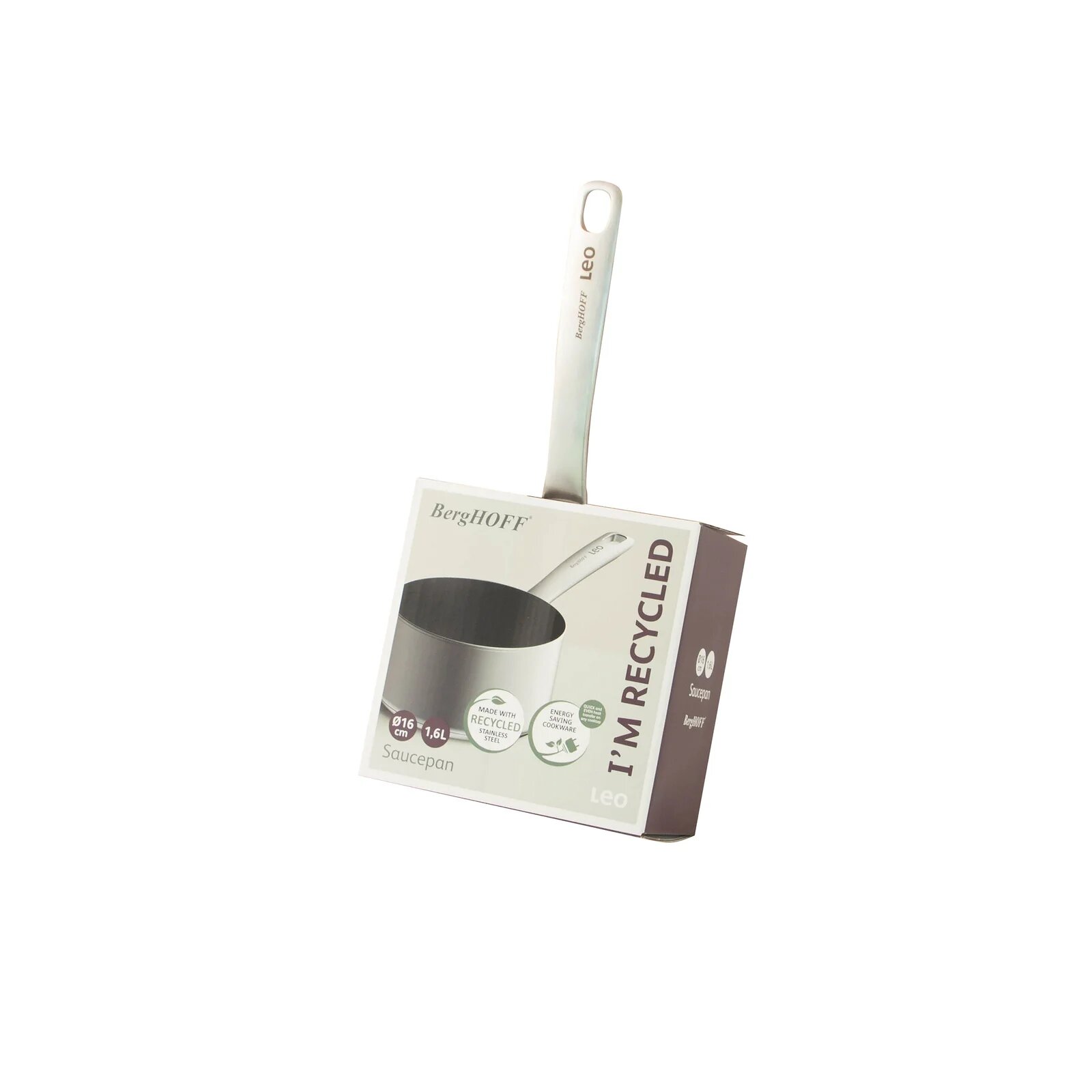 Ковш BergHOFF "Leo Graphite", нержавеющая сталь, для всех плит, 16 см — фото 1