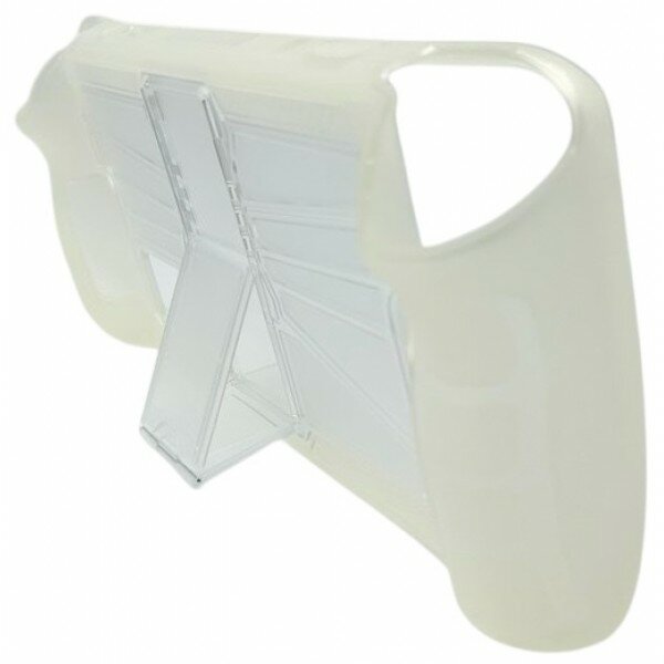 Защитный чехол с подставкой PC+TPU Case для Steam Deck (Transparent White) — фото 1