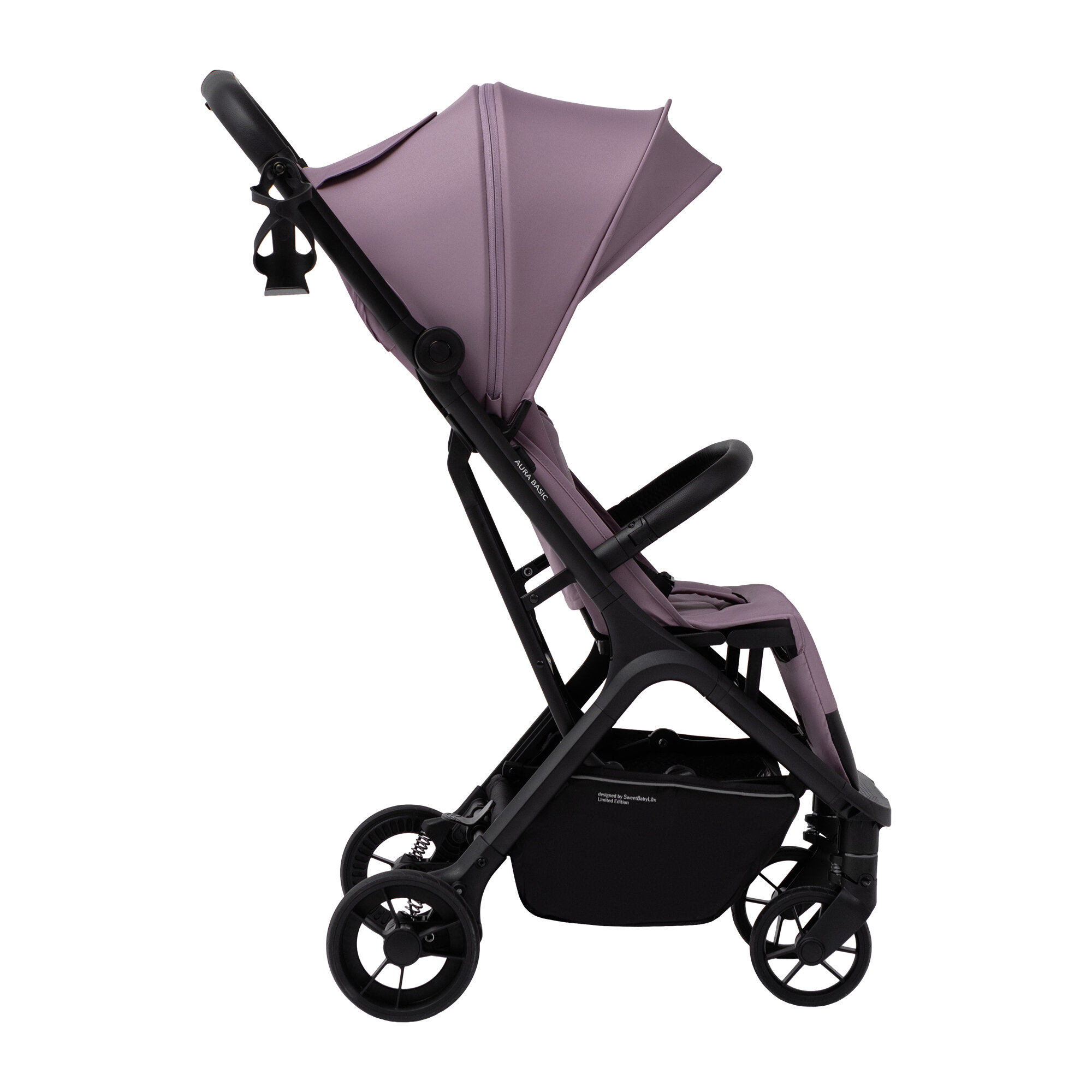 Обзор: Прогулочная коляска Sweet Baby Aura, цвет Rose / Basic (Фиолетовый), артикул производителя 427570