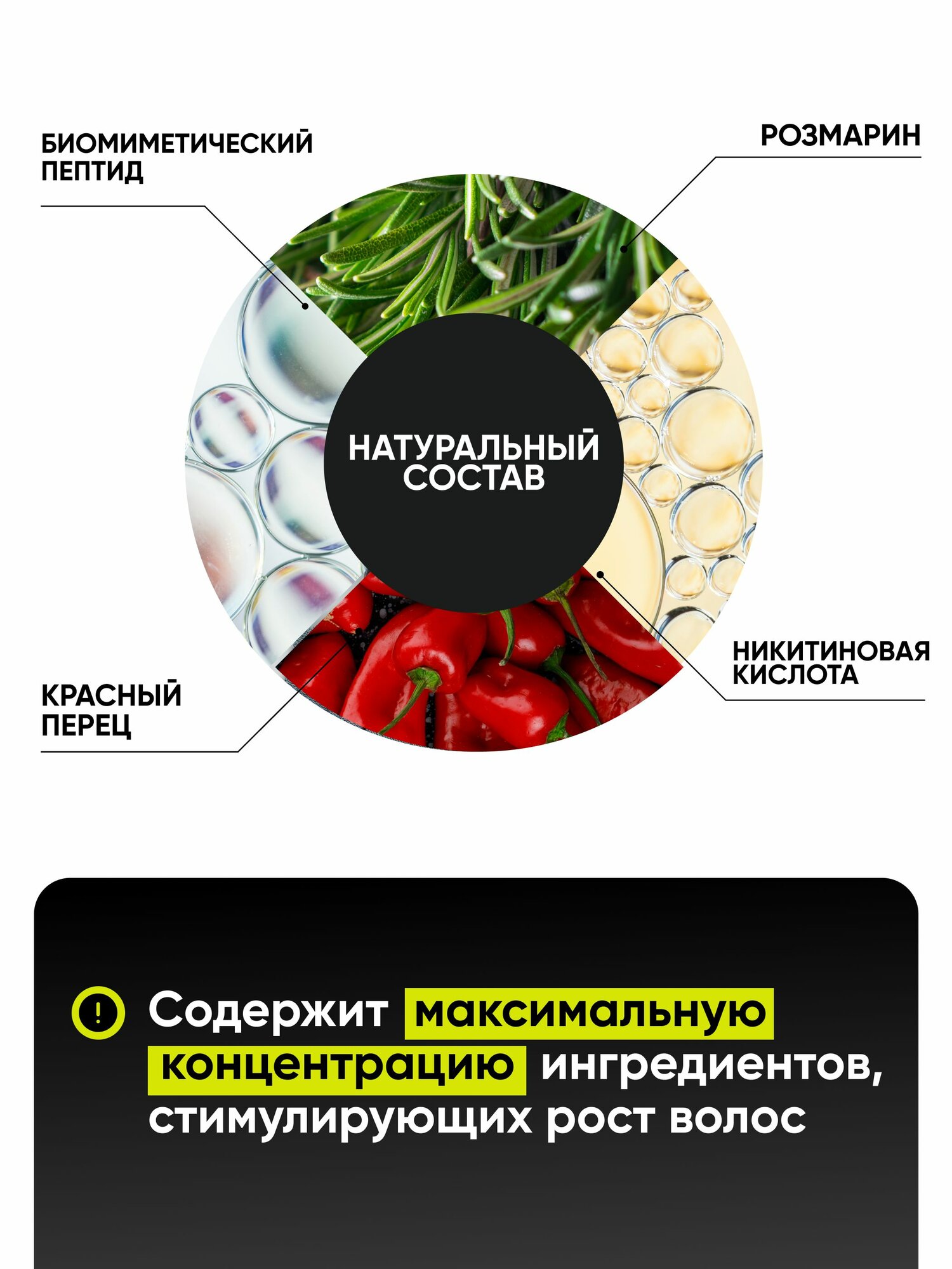 Спрей для роста и от выпадения волос, сыворотка для роста волос активатор qeep 100 мл — фото 1