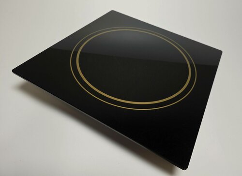 Изображение товара Стекло Luxstahl 340х340х6мм для индукционной плиты усиленное