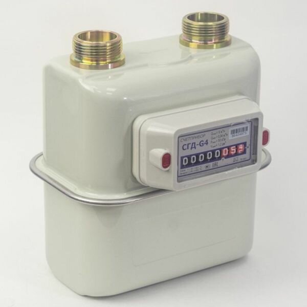 Счетчик газа Счётприбор СГД-G4, мембранный, левое направление потока — фото 1