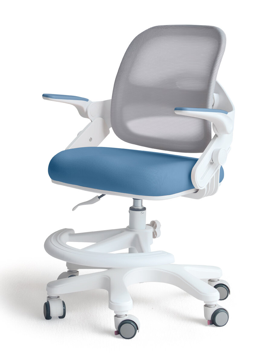 Растущее компьютерное детское кресло Ergokids Dumbo Air Y-308 синее