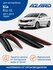 Дефлекторы Azard для Kia Rio 3 седан (киа рио) 2012-н. в. накладн...