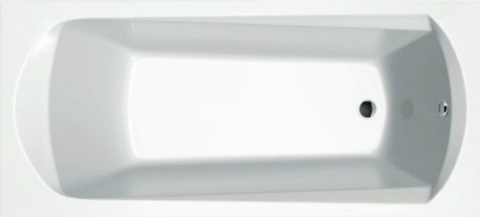 Акриловая ванна Ravak Domino 160x70 см правая пристенная белая на ножках