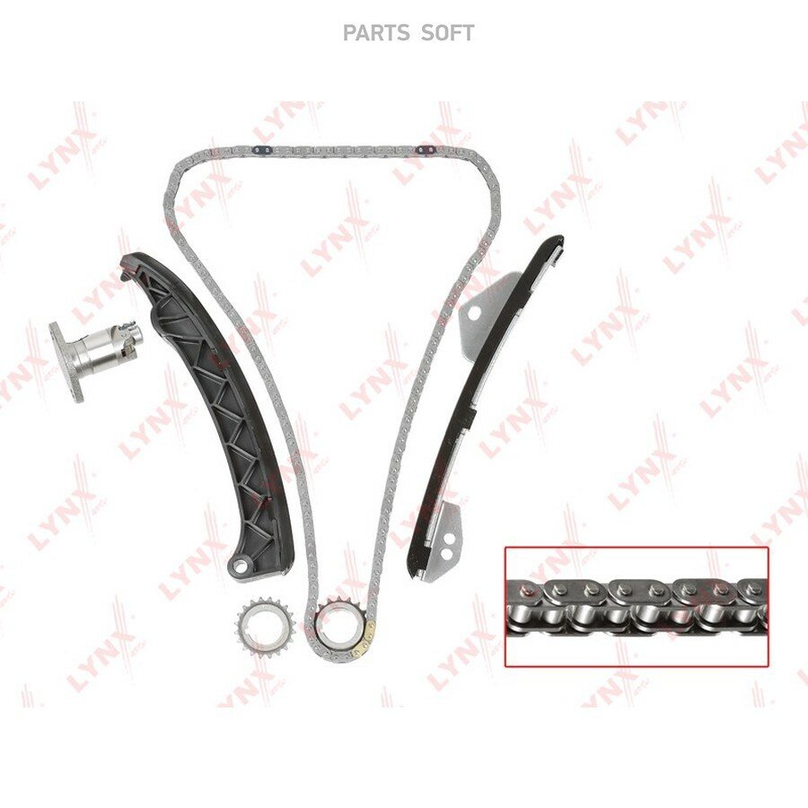 LYNXAUTO TK-0191 Комплект цепи ГРМ TOYOTA Avensis(T27) 2.0 08> / Allion/Premio(T26) 2.0 07> / RAV 4 III 2.0 08> LEXU ()