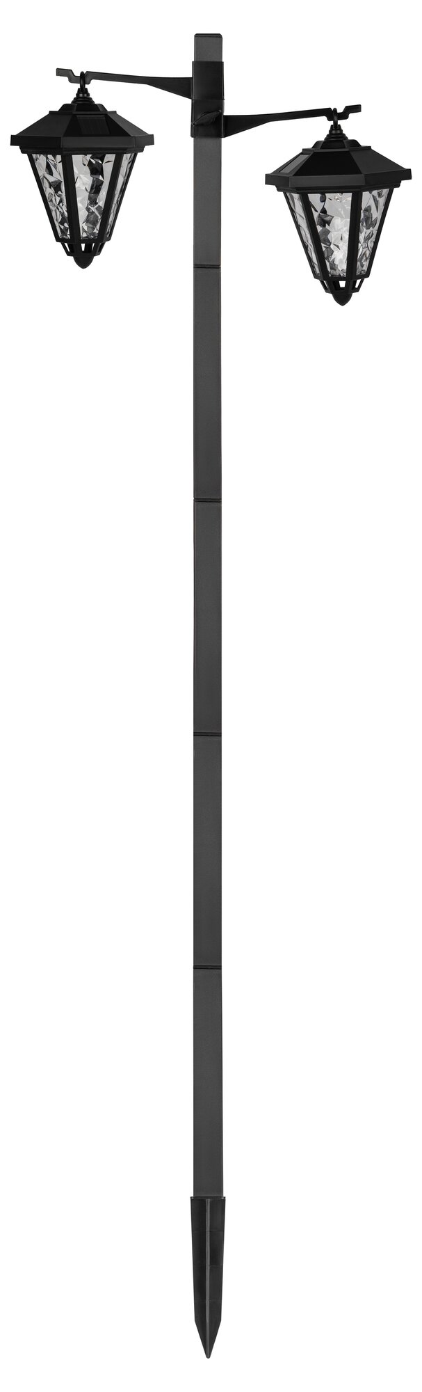 Светильник садовый на солнечной батарее ЭРА черный 140см LED